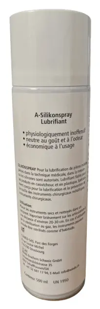 Produit Spray de silicone pour instruments chirugicaux Image