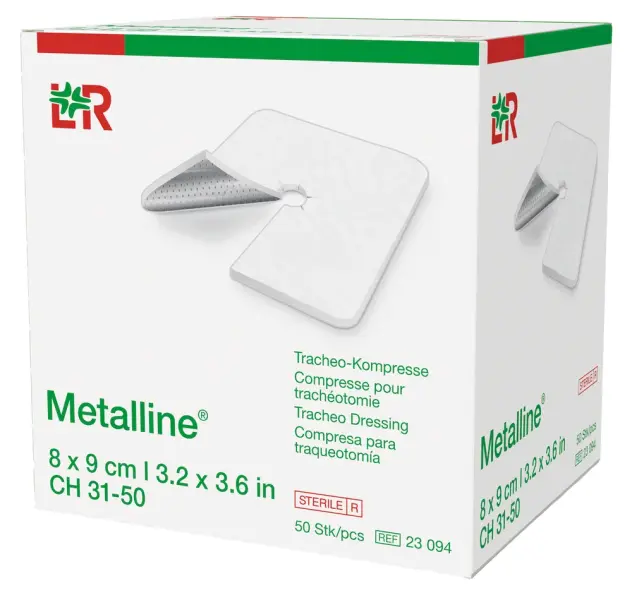 Produit Compresse en non-tissé stérile Metalline® trachéotomie Image