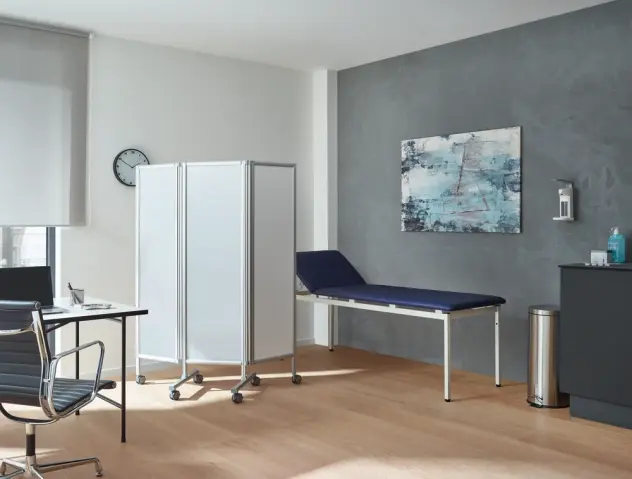 Produit Paravent médical rigide Butterfly 3 panneaux Image