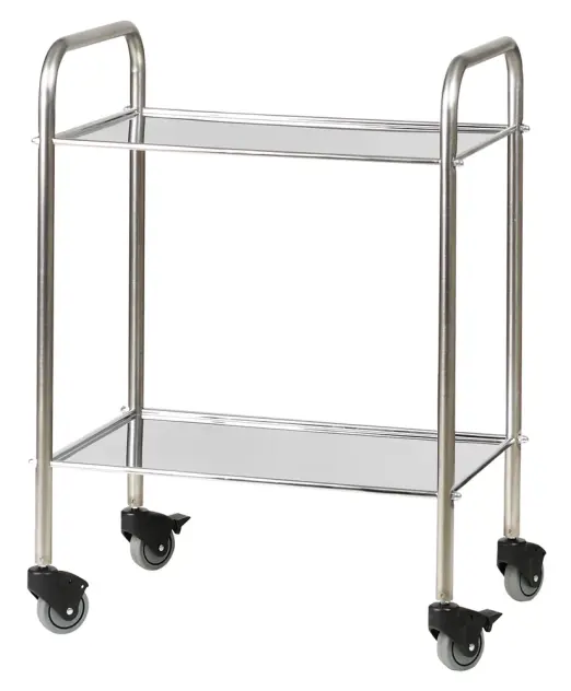 Produit Guéridon médical 2 plateaux inox Image