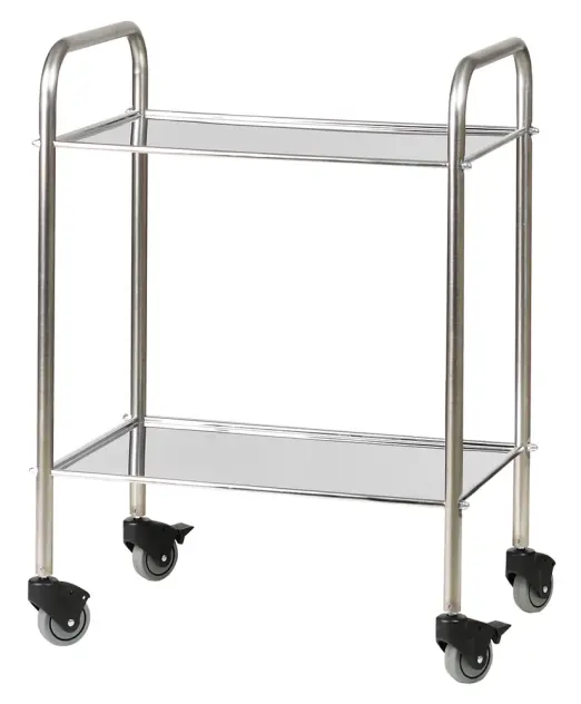 Produit Guéridon médical 2 plateaux inox Image