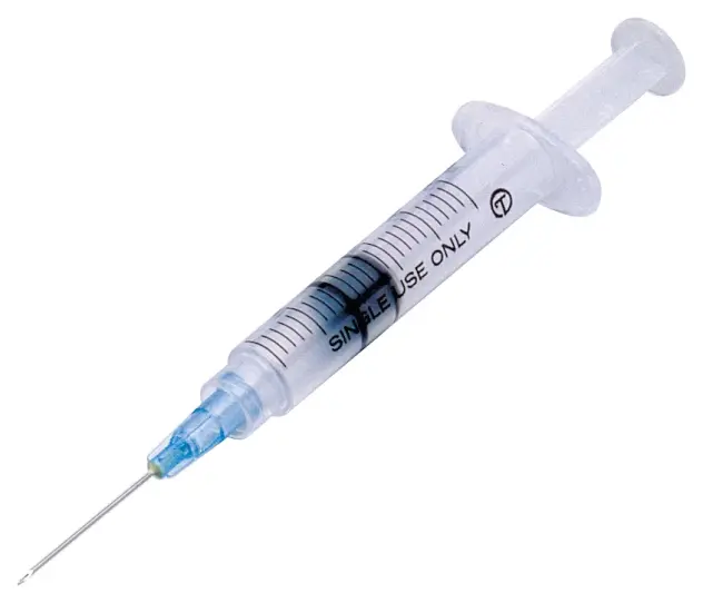 Produit Seringue 3 pièces avec aiguille Image