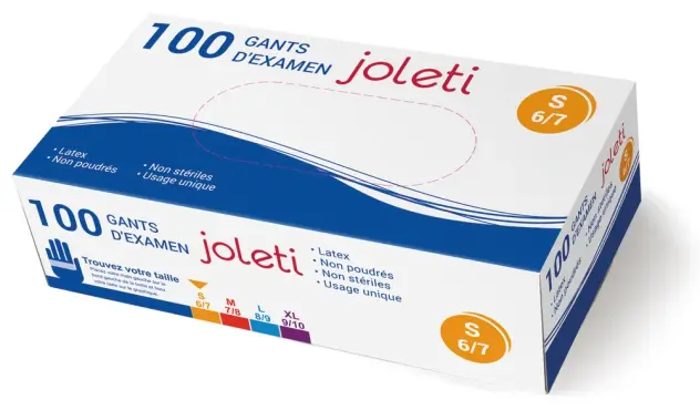 Produit Gants d'examen en latex non poudrés Image