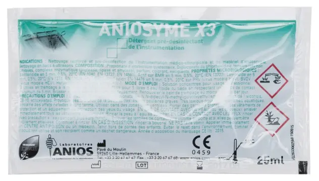 Produit Détergent désinfectant de l'instrumentation Aniosyme X3 Image