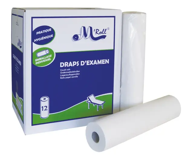 Produit Draps d'examen lisses 100 % pure ouate Image