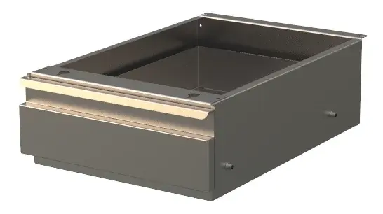 Produit Tiroir pour chariot médical 2 ou 3 plateaux Image