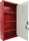 Vignette - Armoire à pharmacie rouge 1 porte