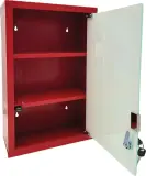 Vignette - Armoire à pharmacie rouge 1 porte