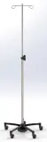 Vignette - Pied porte-sérum 2 crochets