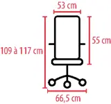 Vignette - Chaise de bureau ergonomique