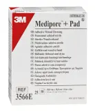 Vignette - Pansement stérile adhésif avec compresse non adhérente 3M Medipore + Pad