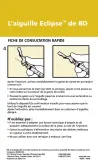 Vignette - Aiguille médicale de sécurité Eclipse