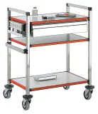 Vignette - Chariot médical 2 ou 3 plateaux