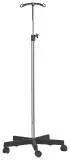 Vignette - Pied porte-sérum 2 crochets