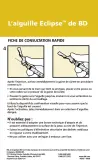 Vignette - Aiguille médicale de sécurité Eclipse