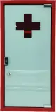 Vignette - Armoire à pharmacie rouge 1 porte