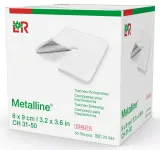 Vignette - Compresse en non-tissé stérile Metalline® trachéotomie