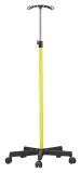 Vignette - Pied porte-sérum 2 crochets