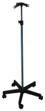 Vignette - Pied porte-sérum 4 crochets PSR 40