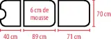 Vignette - Divan d'examen 3 parties Ovalia 13® V2