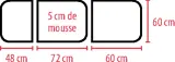 Vignette - Divan d'examen Ecomax double mixte